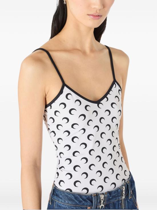 26SS 마린세르 긴팔 티셔츠 WTO508A CJER0001WH00 White - MARINE SERRE