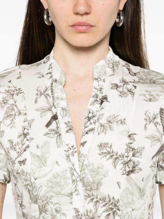 26SS 앨리스 앤 올리비아 롱 원피스 CC604P73514 T145 Bianco - ALICE & OLIVIA