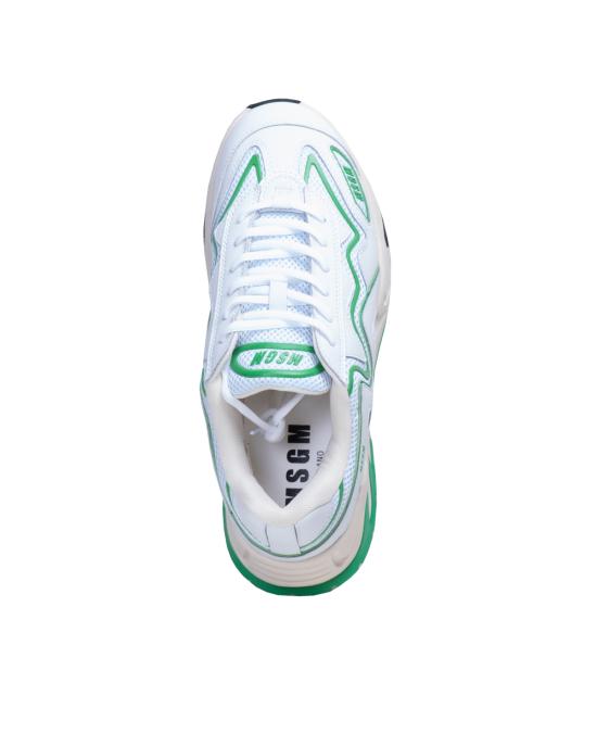  엠에스지엠 스니커즈 3440MS701 340 white green 33 BIANCO VERDE - MSGM
