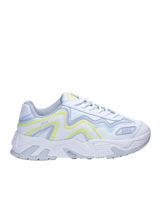  엠에스지엠 스니커즈 3440MS701 340 white neon yellow 01 BIANCO GIALLO