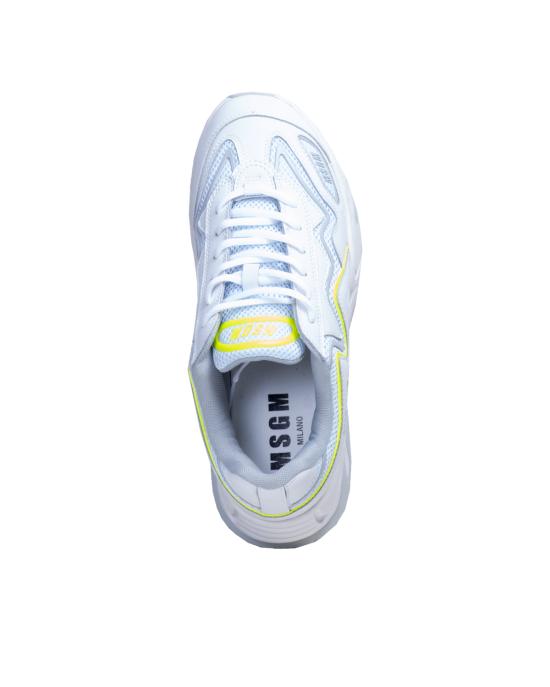 엠에스지엠 스니커즈 3440MS701 340 white neon yellow 01 BIANCO GIALLO - MSGM