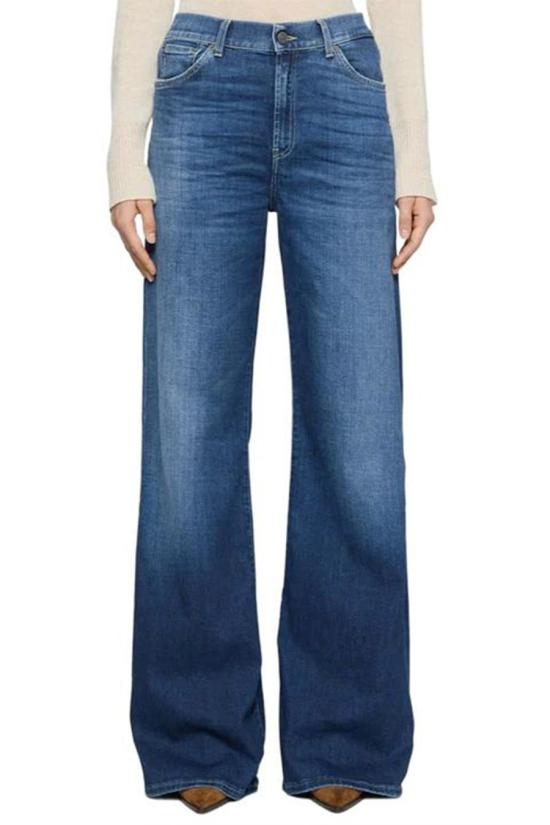  돈답 스트레이트 팬츠 DP619 DS0345D HV5800 BLUE - DONDUP