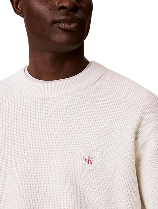 26SS 캘빈클라인 긴팔 티셔츠 LV04RD313G YAS BIANCO WHITE - CALVIN KLEIN