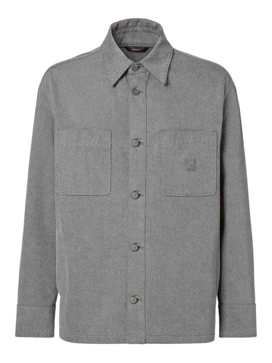 26SS 펜디 데님 고 투 재킷 FW1410AW1AF0RTU Grey