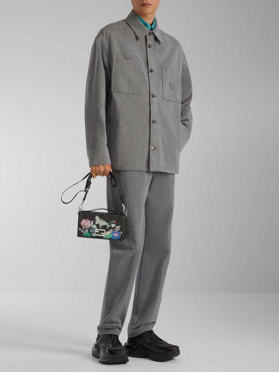 26SS 펜디 데님 고 투 재킷 FW1410AW1AF0RTU Grey - FENDI