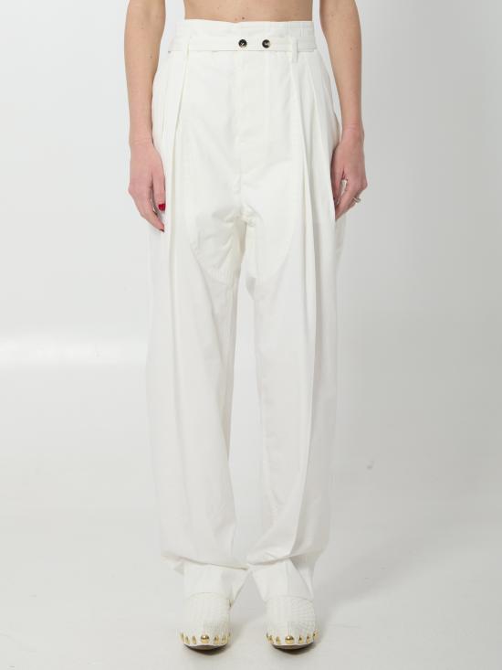 26SS 보테가베네타 스트레이트 팬츠 866704VA5Y0 9071 WHITE