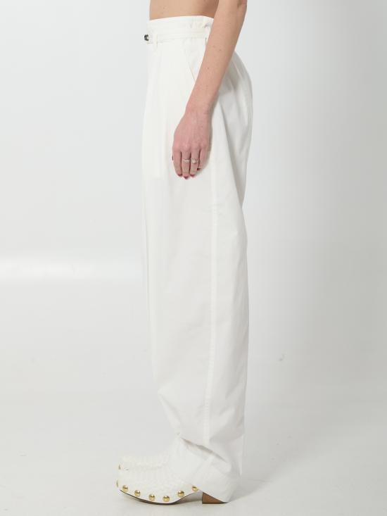 26SS 보테가베네타 스트레이트 팬츠 866704VA5Y0 9071 WHITE - BOTTEGA VENETA