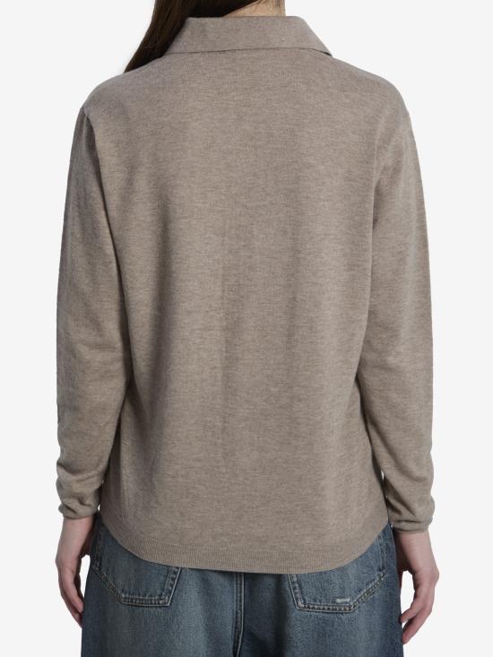 26SS 더프랭키샵 반팔 티셔츠 POFS21841239 TAUPEMELANGE BROWN - THE FRANKIE SHOP