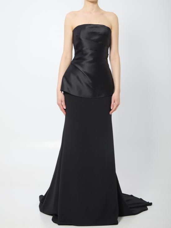 26SS 솔러스런던 미디 원피스 OS47031 BLACK