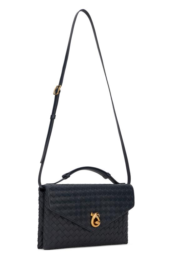 26SS 보테가베네타 노트 락 크로스바디백 817191V08Z0 4338 BLUE - BOTTEGA VENETA