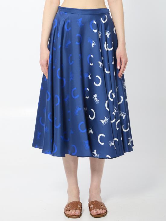 26SS 셀린느 스커트 2J3453Q49 GDR0 BLUE