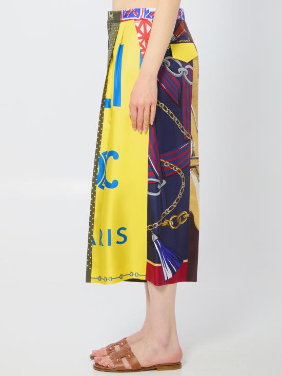 26SS 셀린느 스트레이트 팬츠 RP0J73Q97 GKO5 MULTICOLOR - CELINE