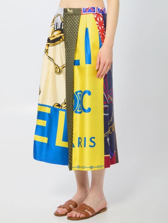 26SS 셀린느 스트레이트 팬츠 RP0J73Q97 GKO5 MULTICOLOR - CELINE