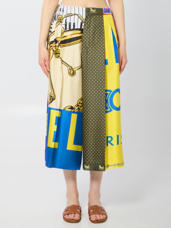 26SS 셀린느 스트레이트 팬츠 RP0J73Q97 GKO5 MULTICOLOR