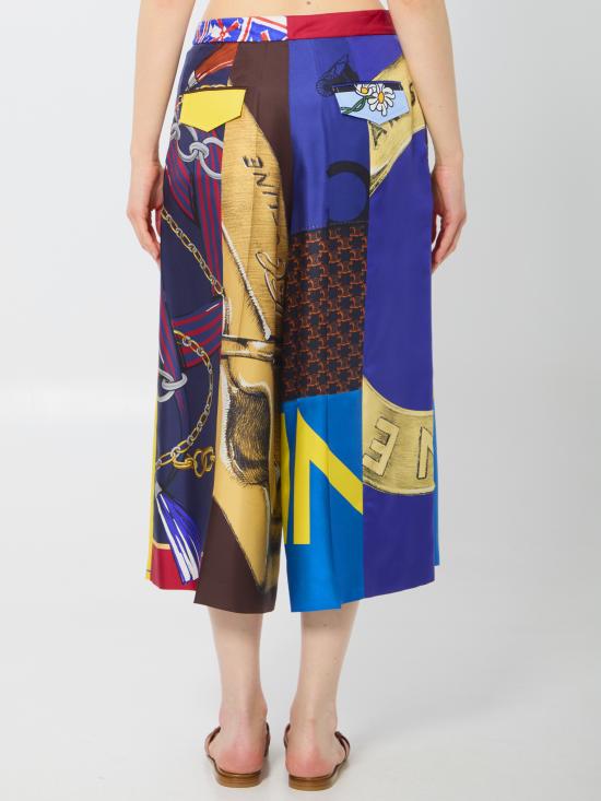 26SS 셀린느 스트레이트 팬츠 RP0J73Q97 GKO5 MULTICOLOR - CELINE