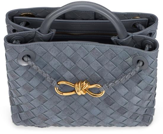 26SS 보테가베네타 안디아모 스몰 토트백 766014V6FQ1 4550 LIGHT BLUE - BOTTEGA VENETA