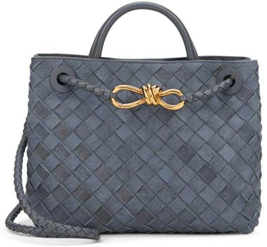 26SS 보테가베네타 안디아모 스몰 토트백 766014V6FQ1 4550 LIGHT BLUE - BOTTEGA VENETA