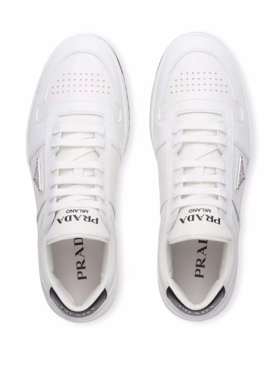 26FW 프라다 다운타운 레더 스니커즈 2EE364FD0033LJ6 F0964 WHITE - PRADA
