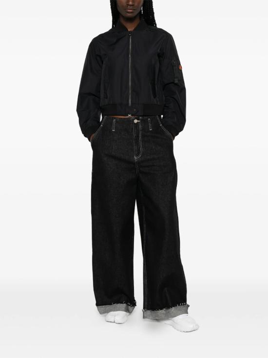 26SS 세이브더덕 봄버 자켓 D32703WTWIL22 10000 BLACK - SAVE THE DUCK