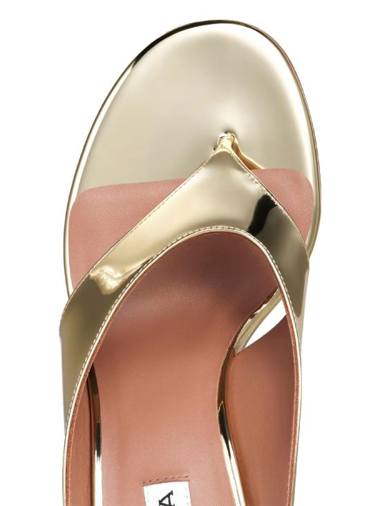 26SS 알라이아 샌들 AA3M105A047 240 METALLIC - ALAIA