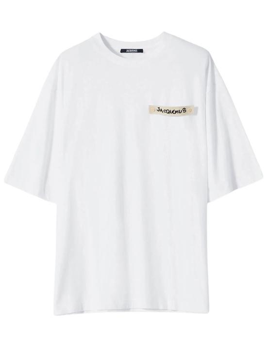 26SS 자크뮈스 반팔 티셔츠 TSM00643AJ00289 1NJ WHITE