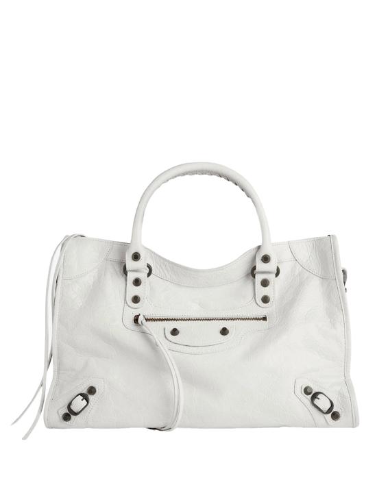26SS 발렌시아가 르 시티 백 미디움 8230582ABEK 9104 WHITE