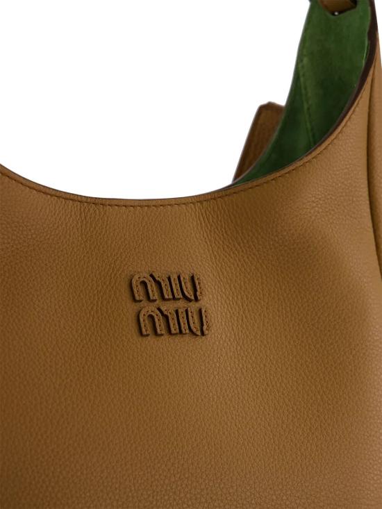 26SS 미우미우 토트백 5BE098VOOO2IFL F04YM BROWN - MIU MIU