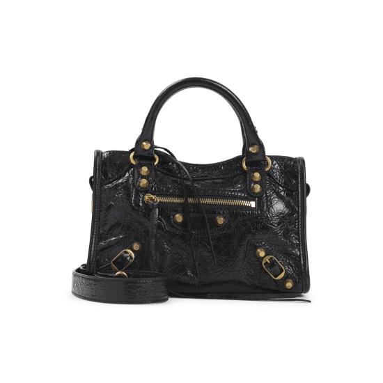 26SS 발렌시아가 르 시티 미니백 806395210F6 1000 BLACK