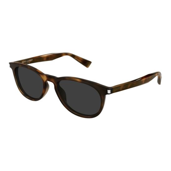 25FW 생로랑 선글라스 SL 797 호피무늬 라운드 - SAINT LAURENT