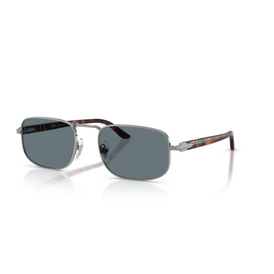 26SS 페르솔 선글라스 호피 무늬 팁이 있는 직사각형 금속 프레임 - PERSOL