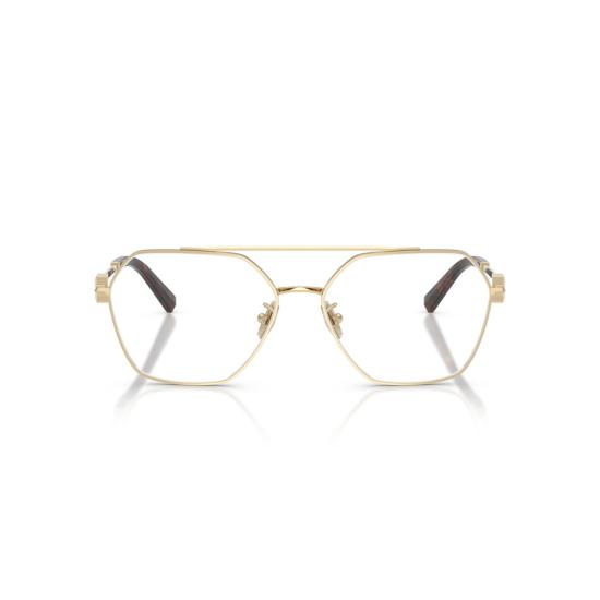 26SS 티파니앤코 선글라스 호피 무늬 팁이 있는 기하학적 금속 - TIFFANY & CO