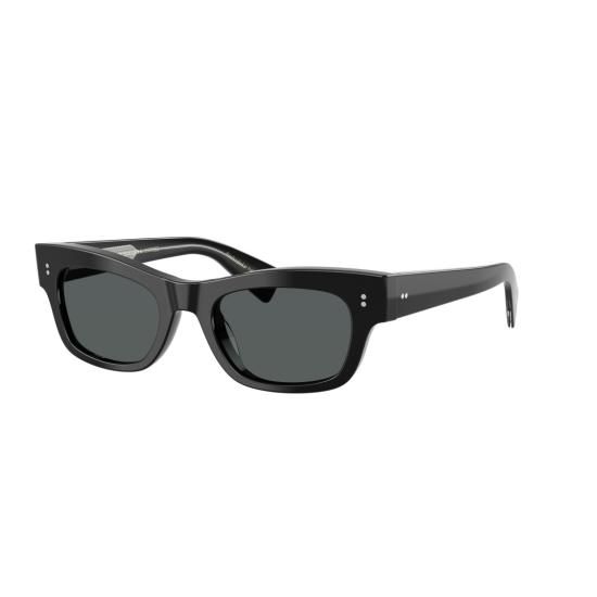 26SS 올리버피플스 선글라스 메탈릭 액센트가 돋보이는 대담한 직사각형 아세테이트 - OLIVER PEOPLES