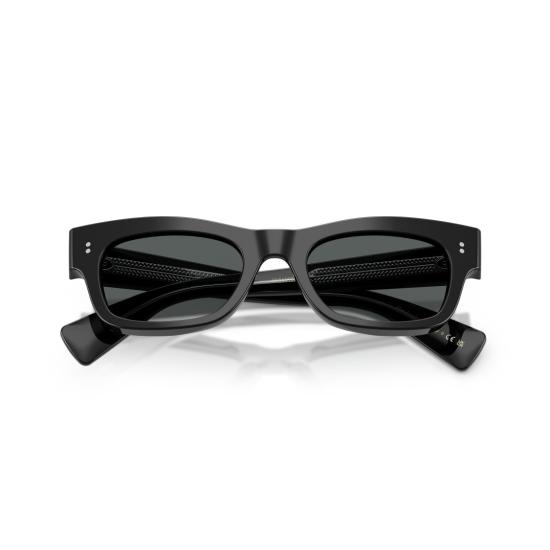 26SS 올리버피플스 선글라스 메탈릭 액센트가 돋보이는 대담한 직사각형 아세테이트 - OLIVER PEOPLES