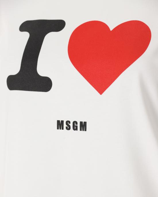  엠에스지엠 반팔 티셔츠 3541MDM171 237798 01 BIANCO - MSGM