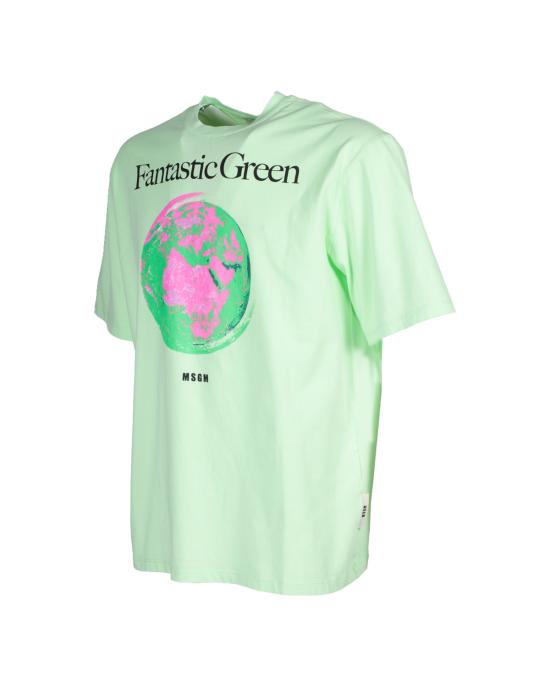  엠에스지엠 반팔 티셔츠 3446MM09 237298 green 34 VERDE - MSGM