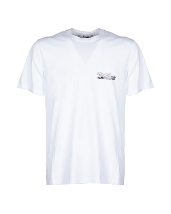  엠에스지엠 반팔 티셔츠 3440MM195 237002 white 01 BIANCO