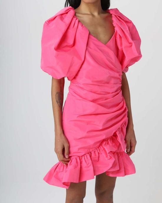  엠에스지엠 숏 원피스 3441MDA25 237109 hot pink 16 FUCHSIA - MSGM
