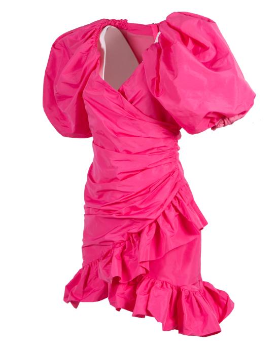  엠에스지엠 숏 원피스 3441MDA25 237109 hot pink 16 FUCHSIA - MSGM