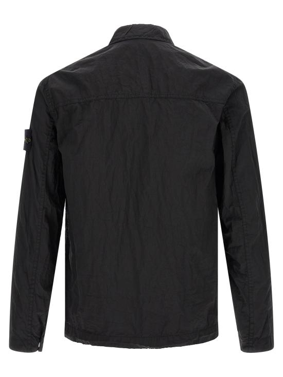 26SS 스톤 아일랜드 긴팔 셔츠 L1S15 1200038 S0019 V0029 BLACK DOM - STONE ISLAND