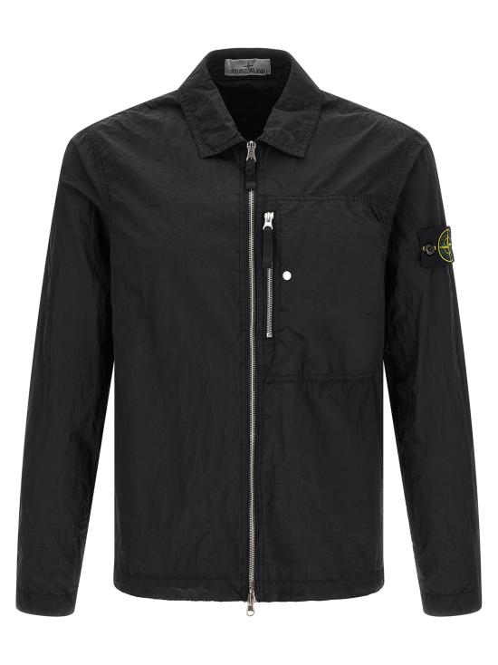 26SS 스톤 아일랜드 긴팔 셔츠 L1S15 1200038 S0019 V0029 BLACK DOM