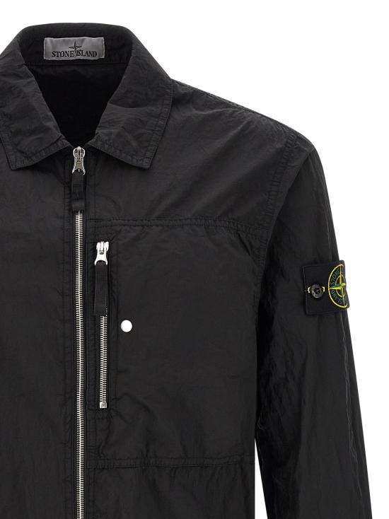 26SS 스톤 아일랜드 긴팔 셔츠 L1S15 1200038 S0019 V0029 BLACK DOM - STONE ISLAND