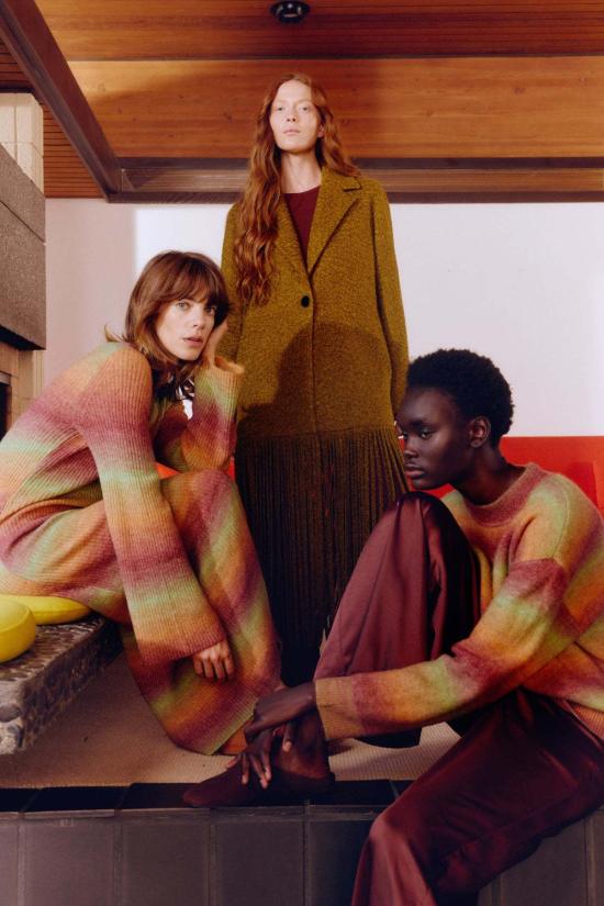  사이먼밀러 스웨터 사이먼 밀러 칼더 니트  오텀 옴브레 - SIMONMILLER