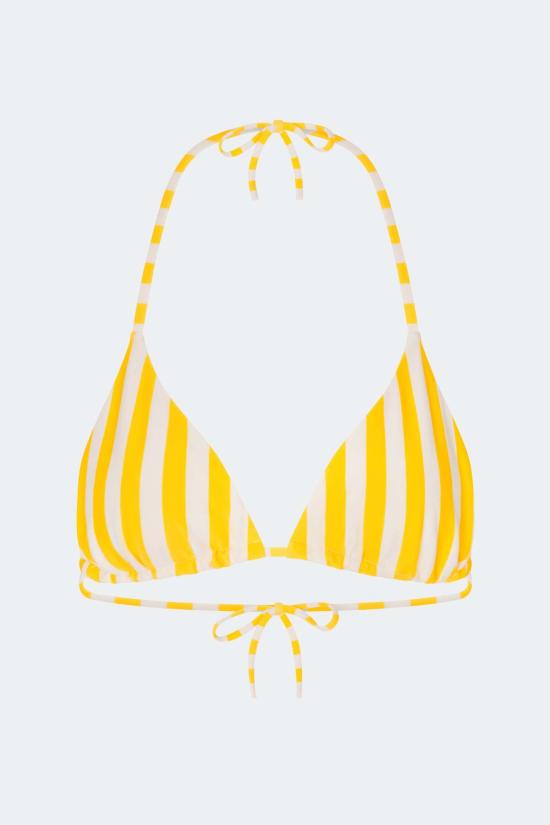  사이먼밀러 비키니 수영복 사이먼 밀러 브와이 비키니 탑 선골드/에크루 스트라이프