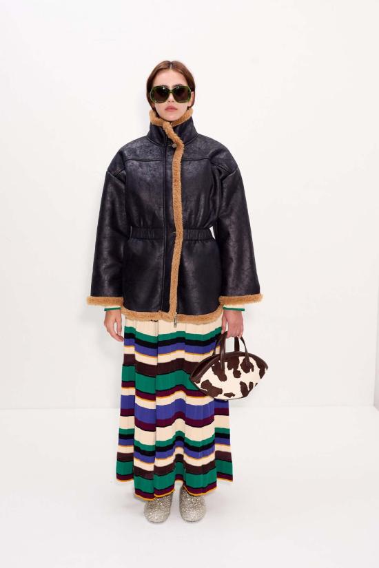  사이먼밀러 코트 사이먼 밀러 야라 페이크 시어링 재킷 블랙 - SIMONMILLER