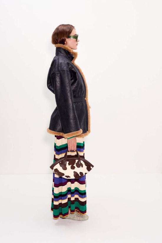  사이먼밀러 코트 사이먼 밀러 야라 페이크 시어링 재킷 블랙 - SIMONMILLER