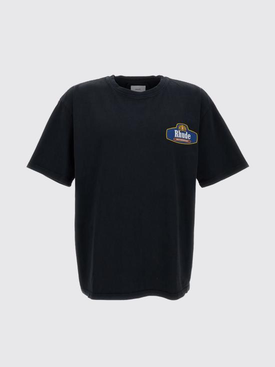 26SS 루드 반팔 티셔츠 RHSS26TT04012 6189 Black - RHUDE