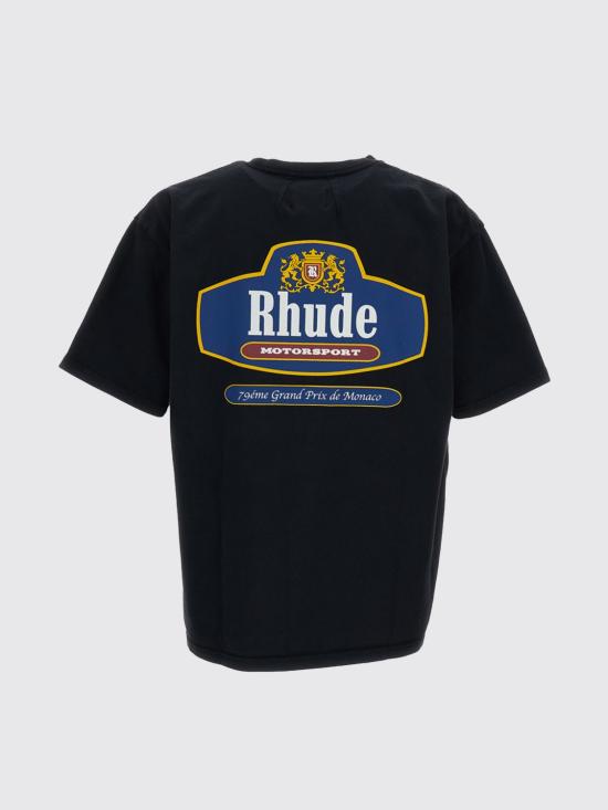 26SS 루드 반팔 티셔츠 RHSS26TT04012 6189 Black - RHUDE