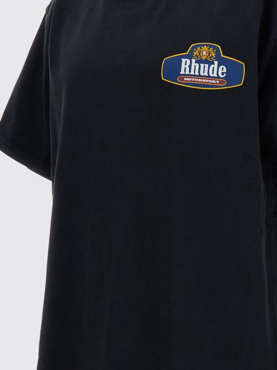 26SS 루드 반팔 티셔츠 RHSS26TT04012 6189 Black - RHUDE