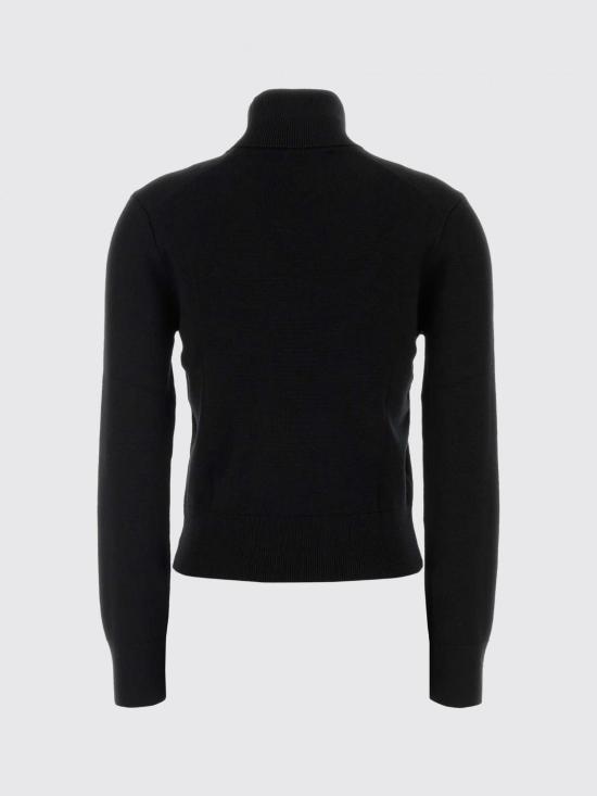 26SS 아미 스몰 하트 로고 울 터틀넥 스웨터 FKS827001 009 Black - AMI