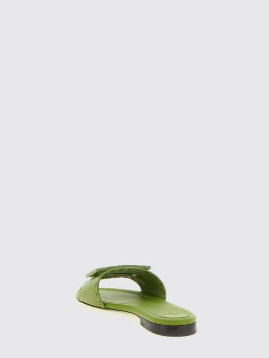 26SS 펜디 바게트 시에나 레더 슬라이드 8R8136AQY2 F1VDK Green - FENDI